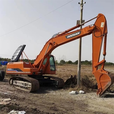 ভালো দাম ডুসান DH220LC-7 ব্যবহৃত এক্সক্যাভটর মেশিন 22 টন উচ্চ গতিশীলতা অনলাইন