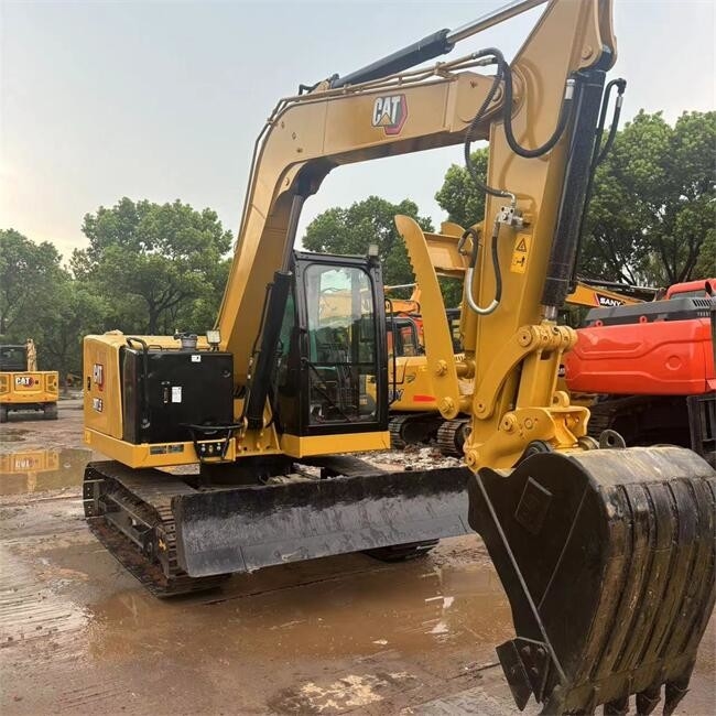 Рыбак типа Caterpillar 307.5 Экскаватор В хорошем состоянии Использованный компактный экскаватор