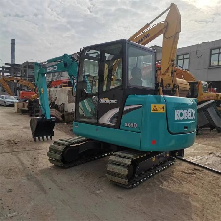 SK60-8 Kobelco 6 Ton Excavator Used Kobelco Excavator For  Road Maintenance