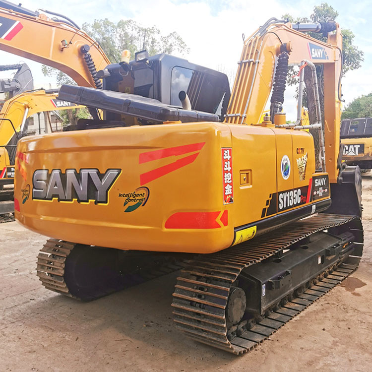 SY135CPro Sany 13-тонный экскаватор с цепочкой ползунок для сноса лесного хозяйства