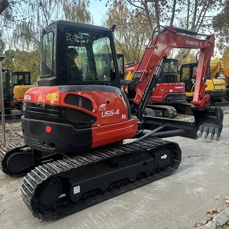 Подержанные экскаваторы Kubota U55-4 Используемые экскаваторы Kubota 5 тонн с цепью ползучей