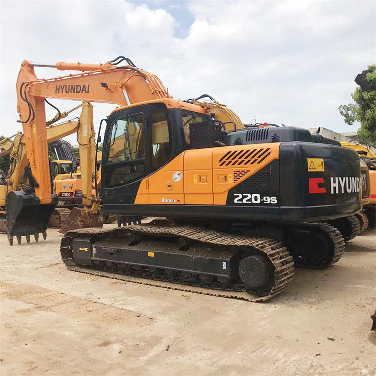 Used R220-9 Excavator Hyundai Hydraulic Crawler Digger Good Condition Second Hand Hyundai Digger