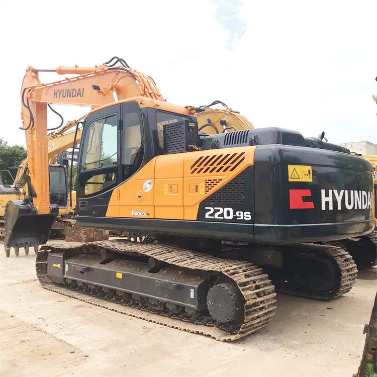 Used R220-9 Excavator Hyundai Hydraulic Crawler Digger Good Condition Second Hand Hyundai Digger