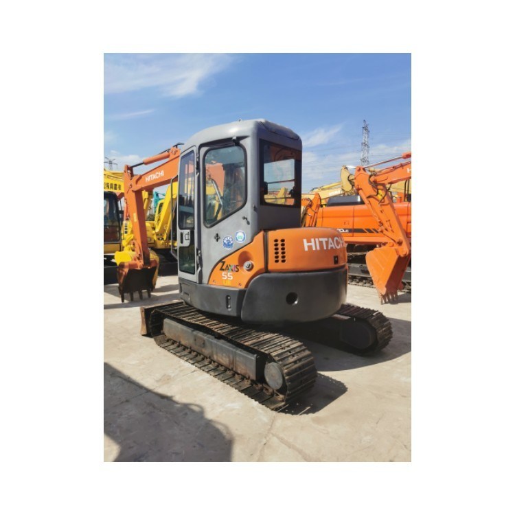 Used Hitachi ZX55 Mini Crawler Excavator 5.5 Tons with 5 Ton Operating Weight and 2021 Year Model